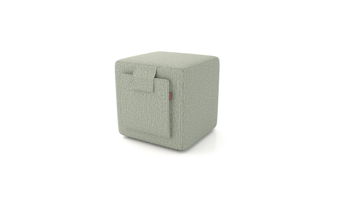 Tuck, Hocker von FEYDOM im Stoff Heim HM-34 Jade