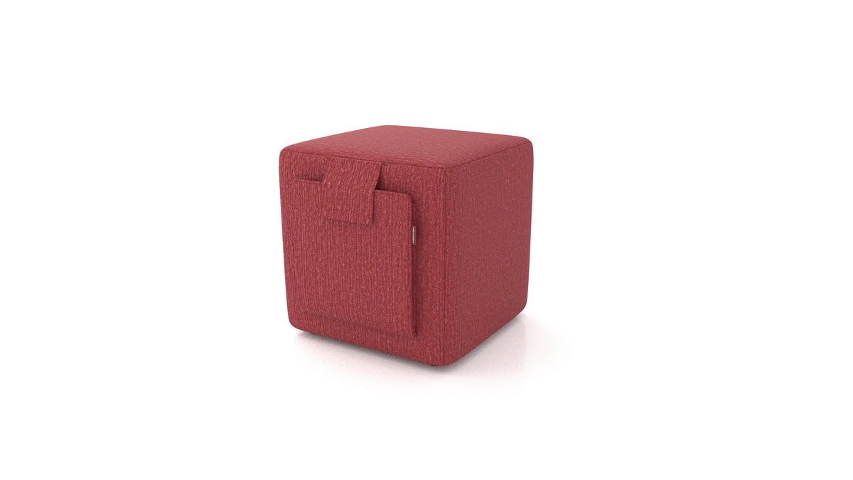 Tuck, Hocker von FEYDOM im Stoff Heim HM-58 Cherry