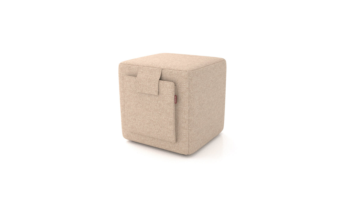 Tuck, Hocker von FEYDOM im Stoff Icon IC-06 Cappuccino