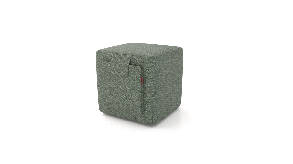 Tuck, Hocker von FEYDOM im Stoff Icon IC-39 Forest