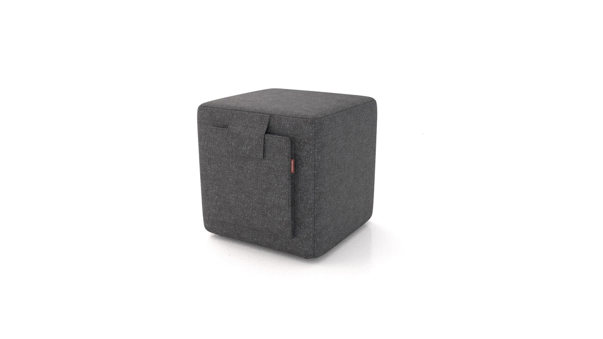 Tuck, Hocker von FEYDOM im Stoff Icon IC-99 Umbra
