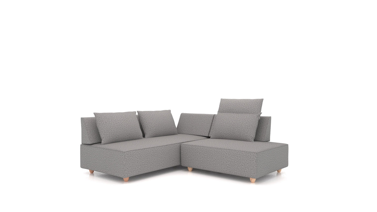 CasCais TV – Hygge HG-92: Medium Grey, svetle nogice