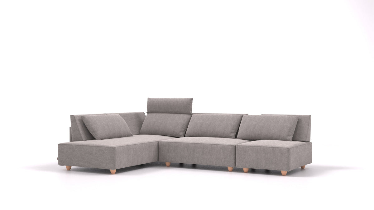 CasCais TVF – Mollia FF-14: Middle Grey, svetle nogice