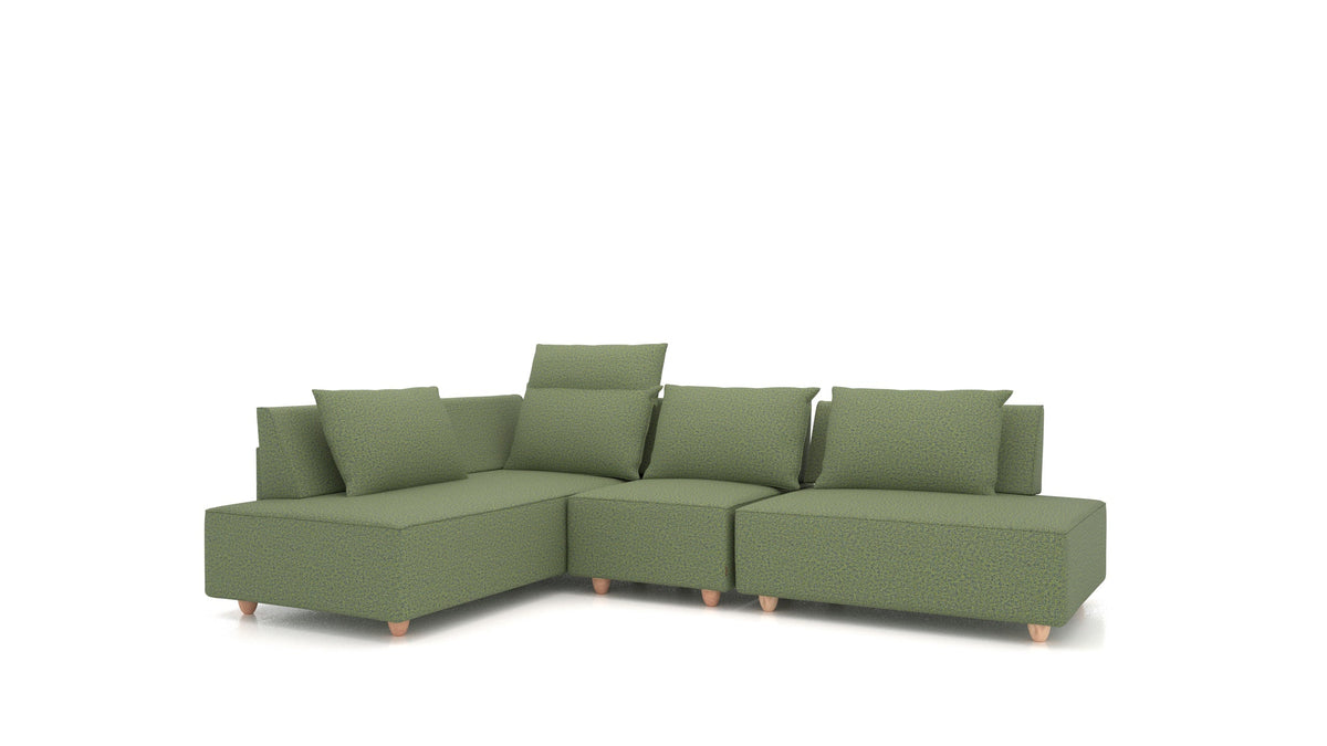 CasCais TVF – Hygge HG-34: Olive Green, svetle nogice