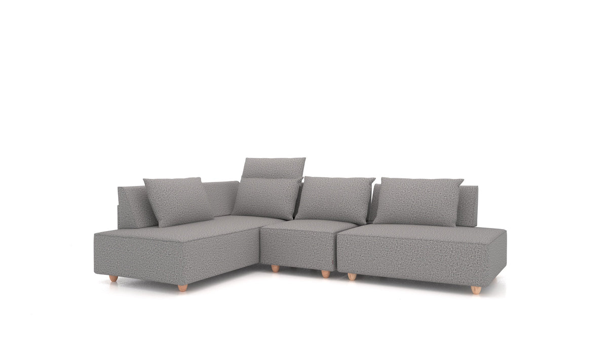 CasCais TVF – Hygge HG-92: Medium Grey, svetle nogice