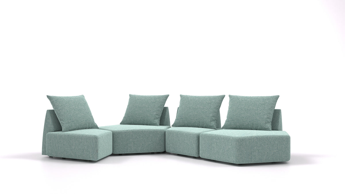 Bezüge für Matacao3 Archipelago Set, DE-75: Pastel Blue