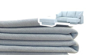 Mollia / FF-19: Pastel Blue / Vollständig abnehmbare Bezüge