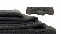 Mollia / FF-12: Dark Grey / Vollständig abnehmbare Bezüge