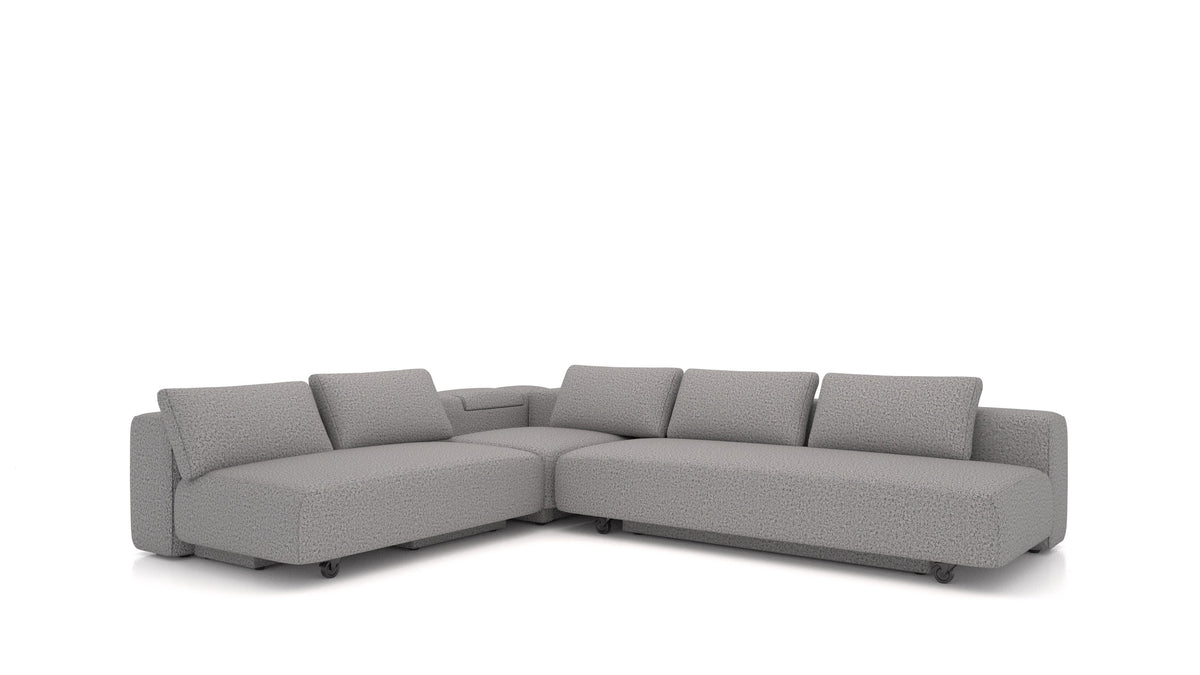 Bezüge für BonBon3 E+ Set, HG-92: Medium Grey