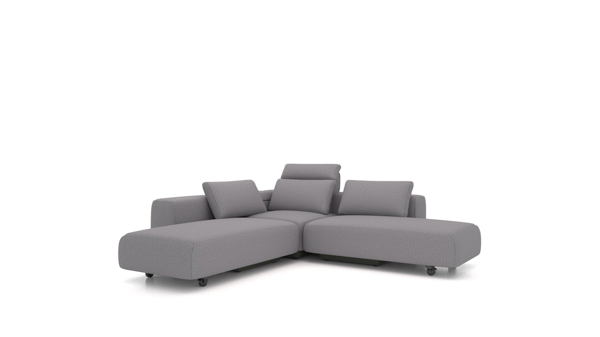 Bezüge für BonBon3 M+ Set, HM-95: Medium Grey